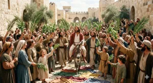 domenica delle palme, Gesù entra in Gerusalemme