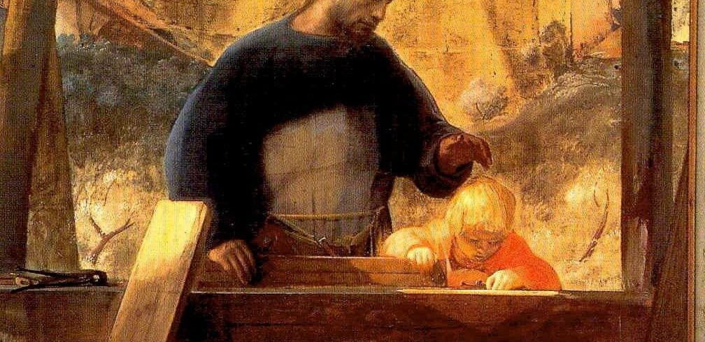 Pietro Annigoni - San Giuseppe lavoratore