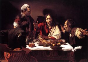 cena di Emmaus di Caravaggio