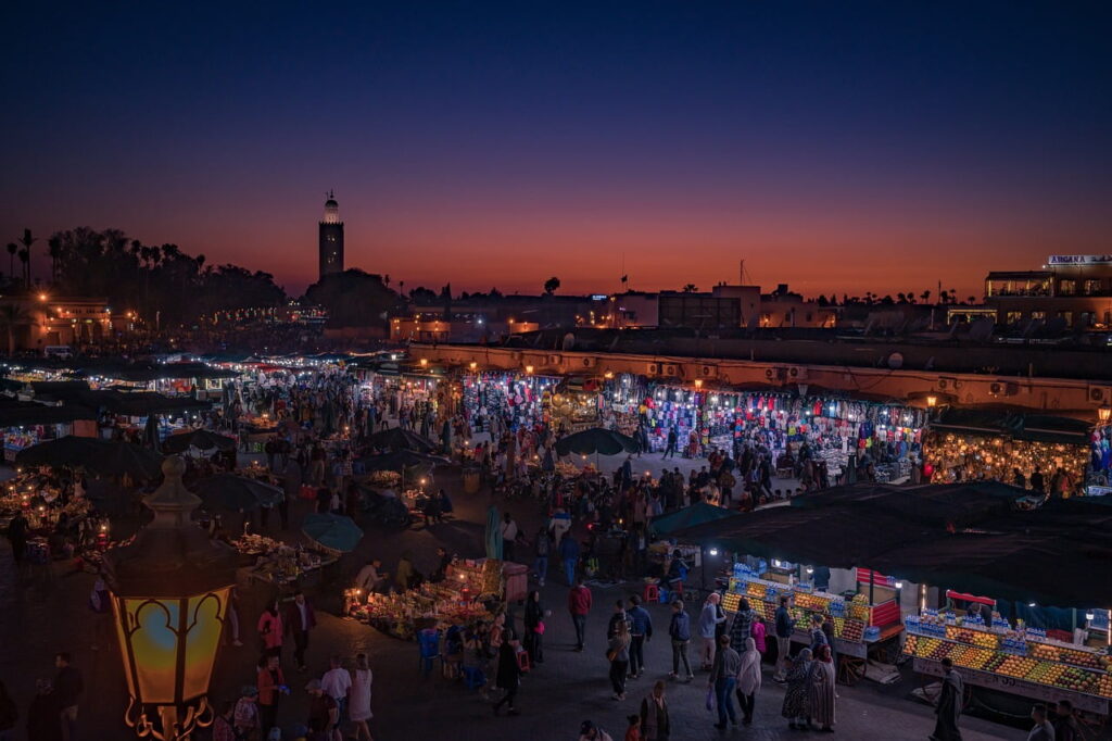 marrakech, marketplace, Marocco