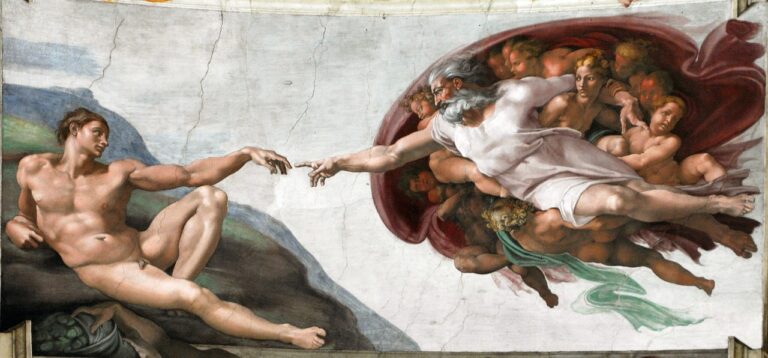 creazione dell'uomo, god finger, michelangelo, dito di Dio