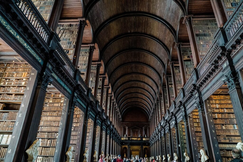 library, books, dublin