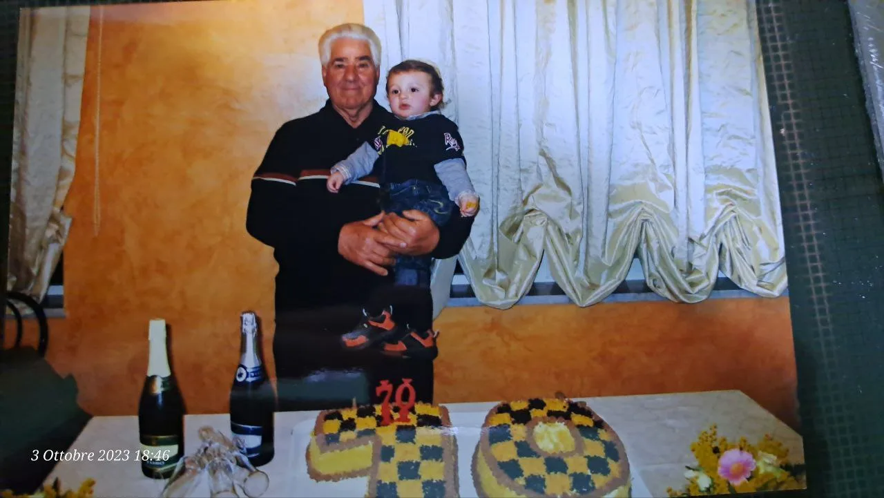 nonno Pasquale e Eugenio nel 2008