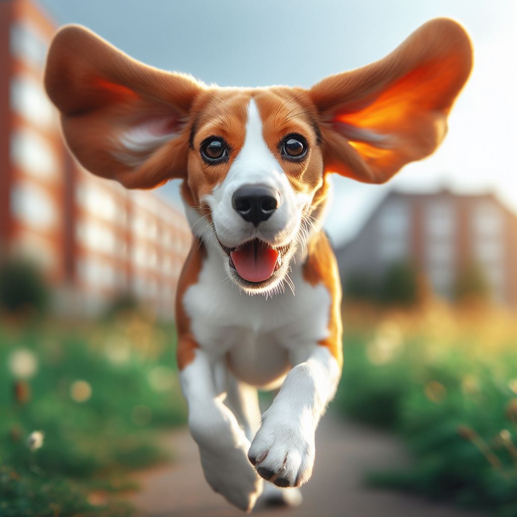 la cagnolina con le orecchie volanti