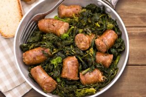 broccoli e salsiccia