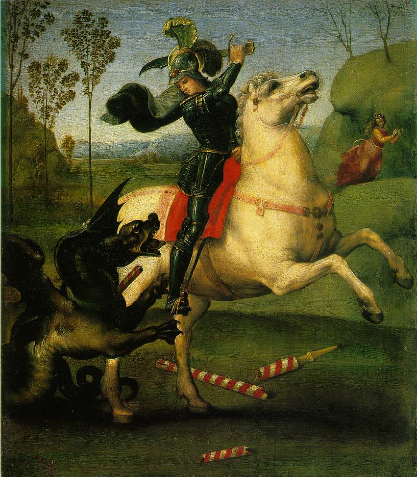 San Giorgio e il drago - Raffaello