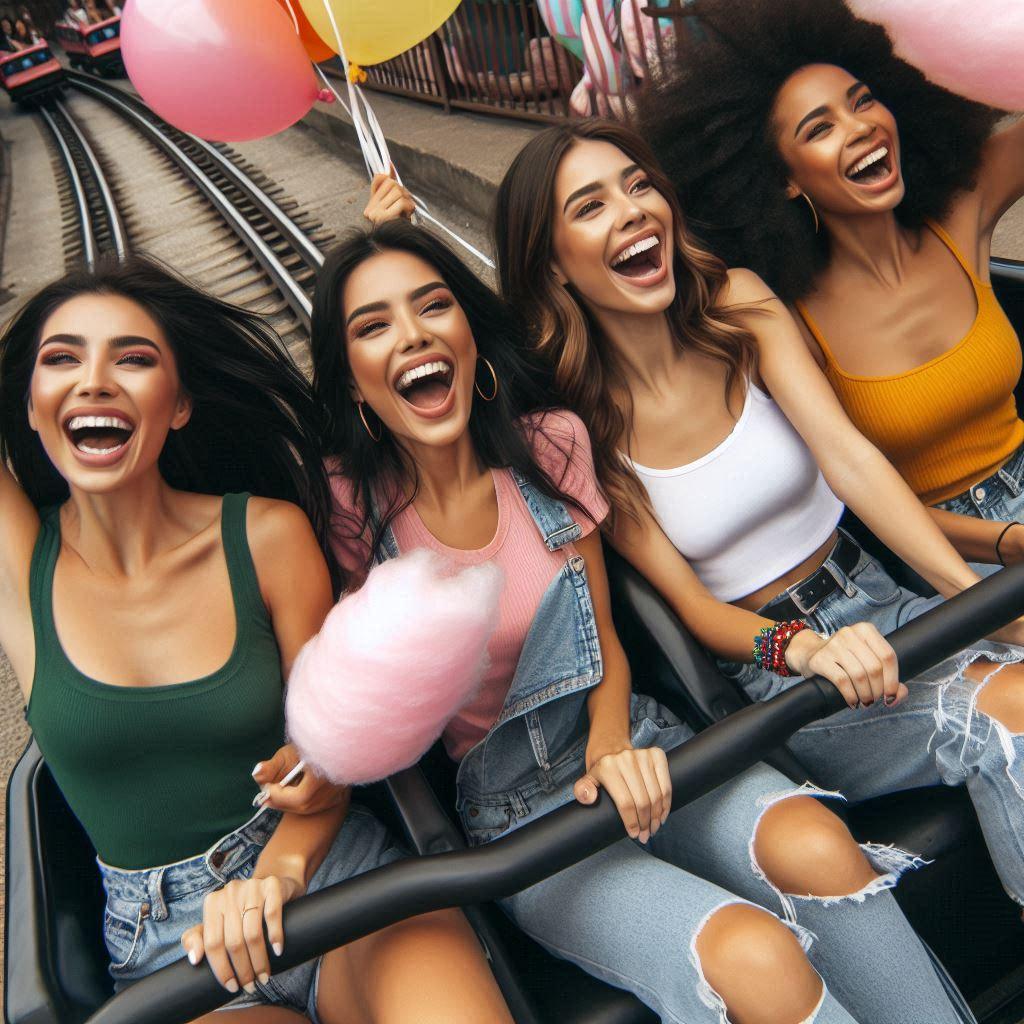 quattro amiche al luna park