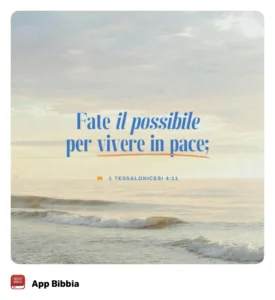 fate il possibile per vivere in pace