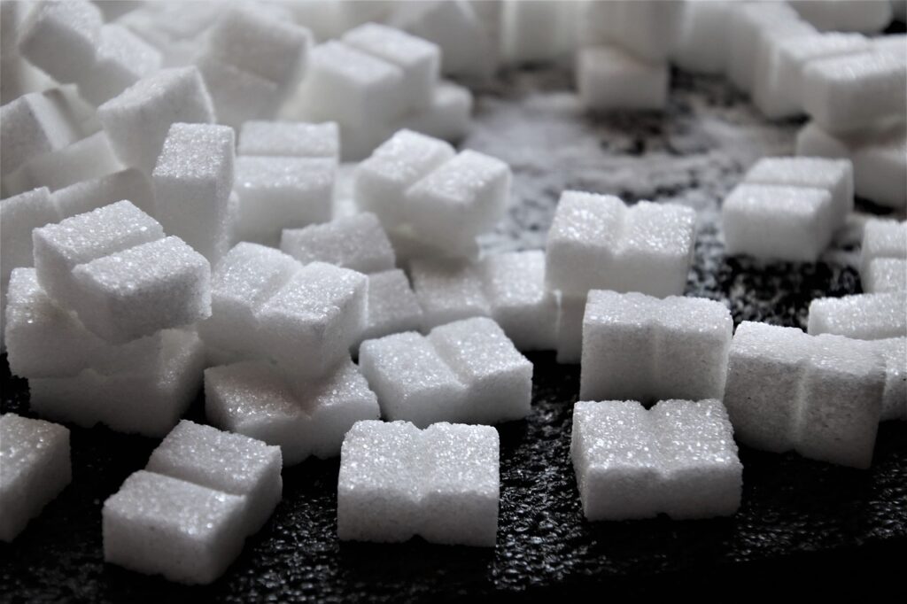 sugar, sweet, cubes, zollette di zucchero