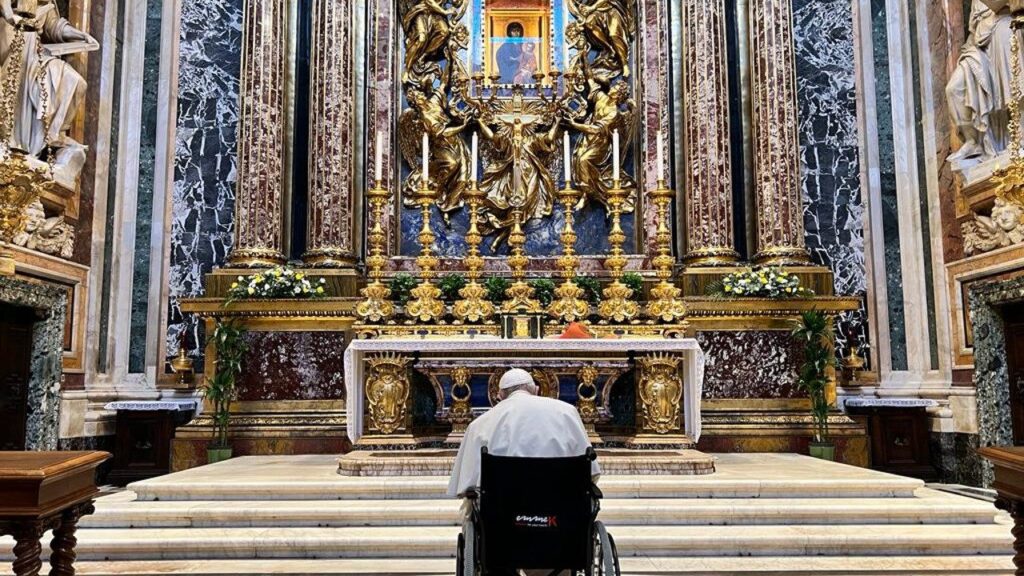 Papa Francesco a Santa Maria Maggiore