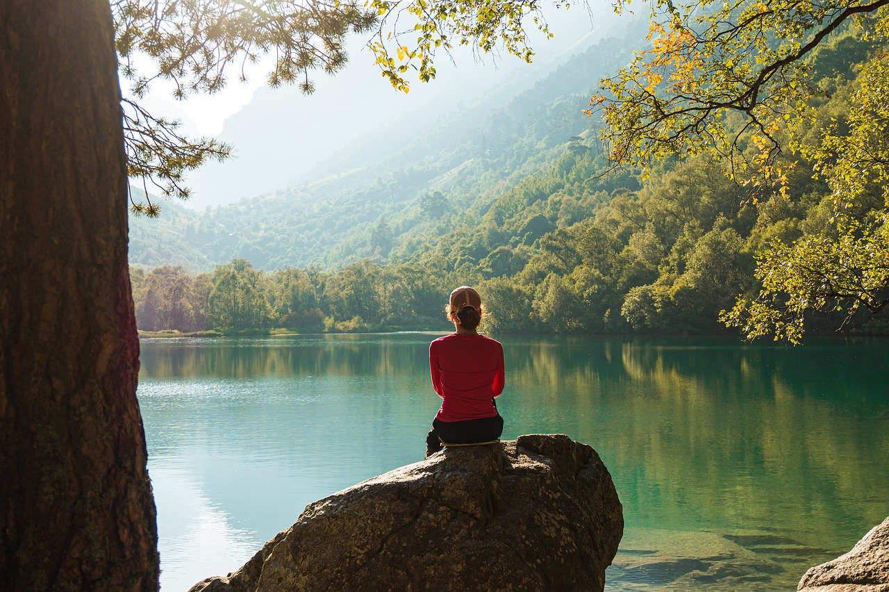 lake, nature, mountains, serenità, montagna, lago