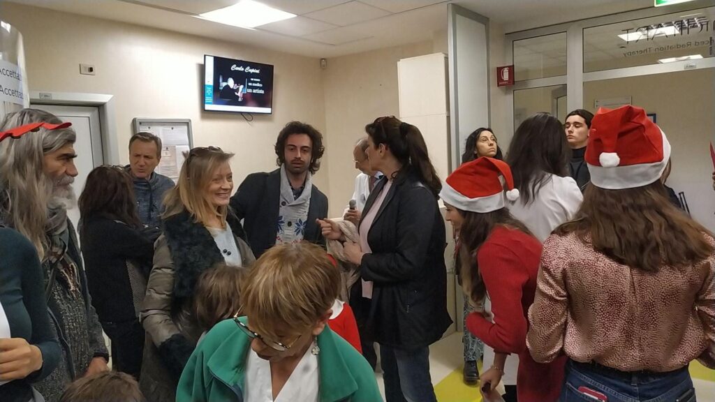 la festa cominci!,la festa cominci al policlinico gemelli,l&#039;ospedale può essere luogo di dolore ma anche di speranza e di gioia,franco nero,gianni quaranta,flavio solo