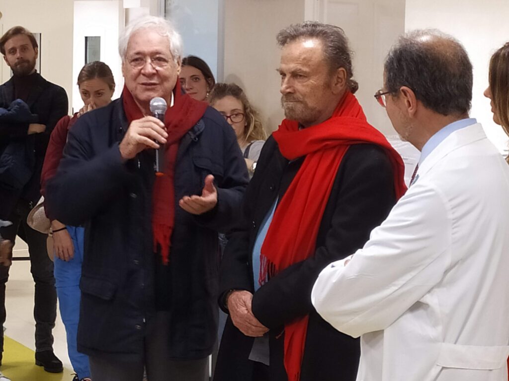 la festa cominci!,la festa cominci al policlinico gemelli,l&#039;ospedale può essere luogo di dolore ma anche di speranza e di gioia,franco nero,gianni quaranta,flavio solo