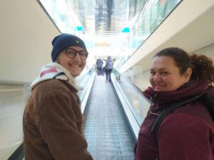 Eugenio e Giuseppina al centro commerciale Torresina Roma