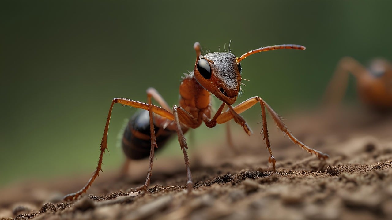 ai generated, ant, insect, closeup, macro, nature, fauna, garden, fire ant, ant, ant, ant, ant, ant