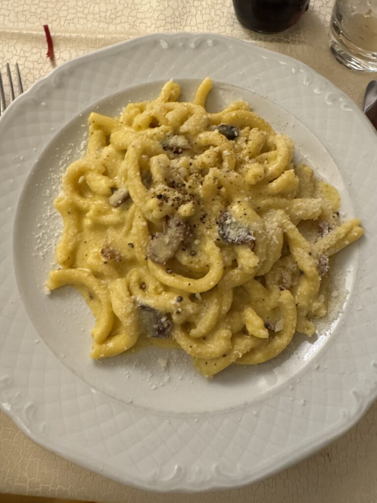 la pasta cacio e pepe per Francesca