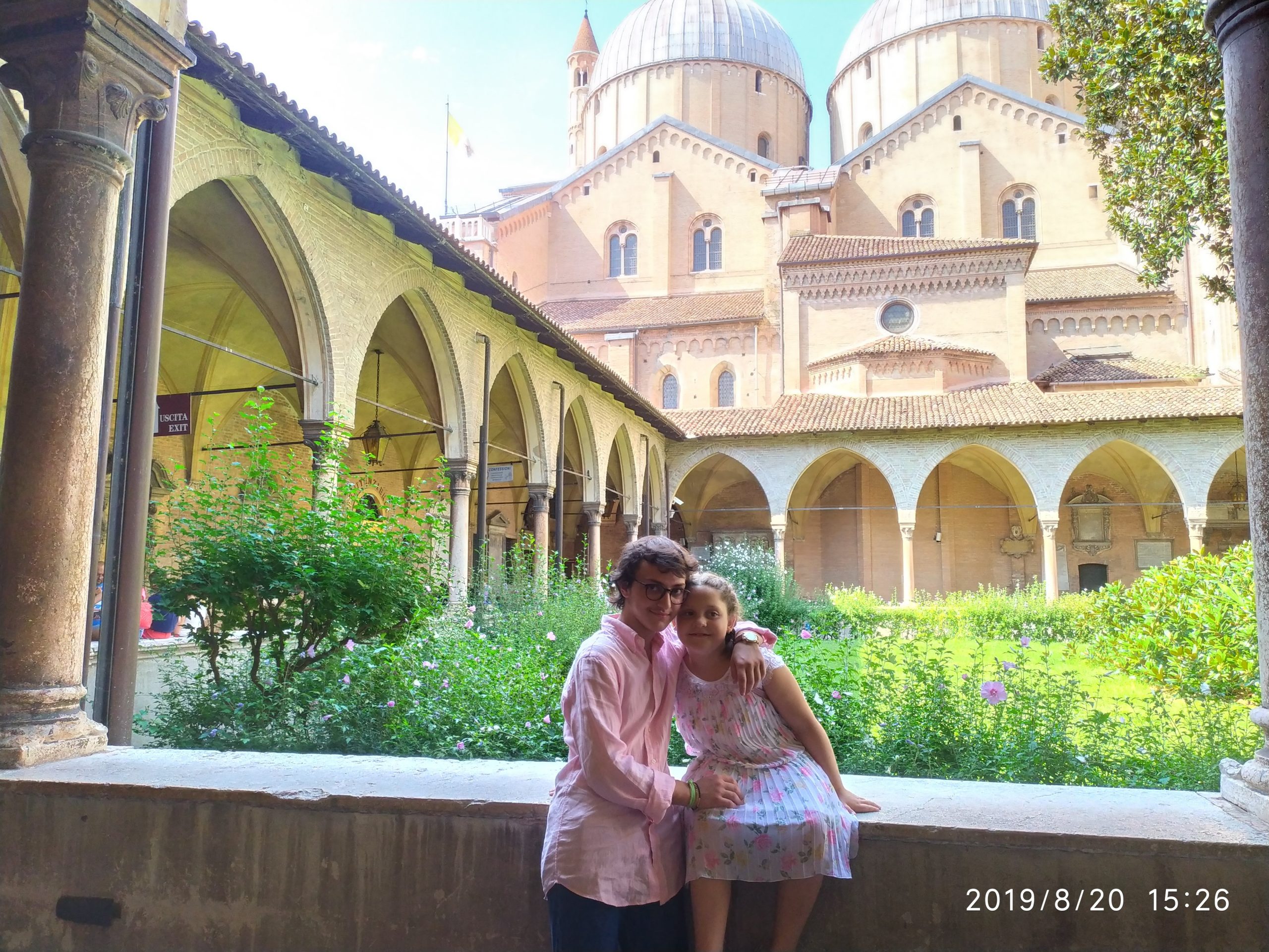 Eugenio e Francesca alla Basilica di Sant'Antonio di Padova