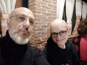 Eugenio e Remigio in pizzeria