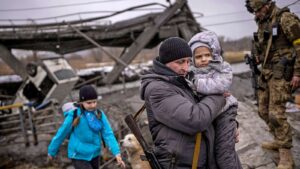 bambini nella guerra in Ucraina