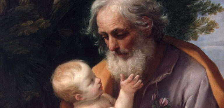 St Joseph with Infant Christ in his Arms, by Guido Reni