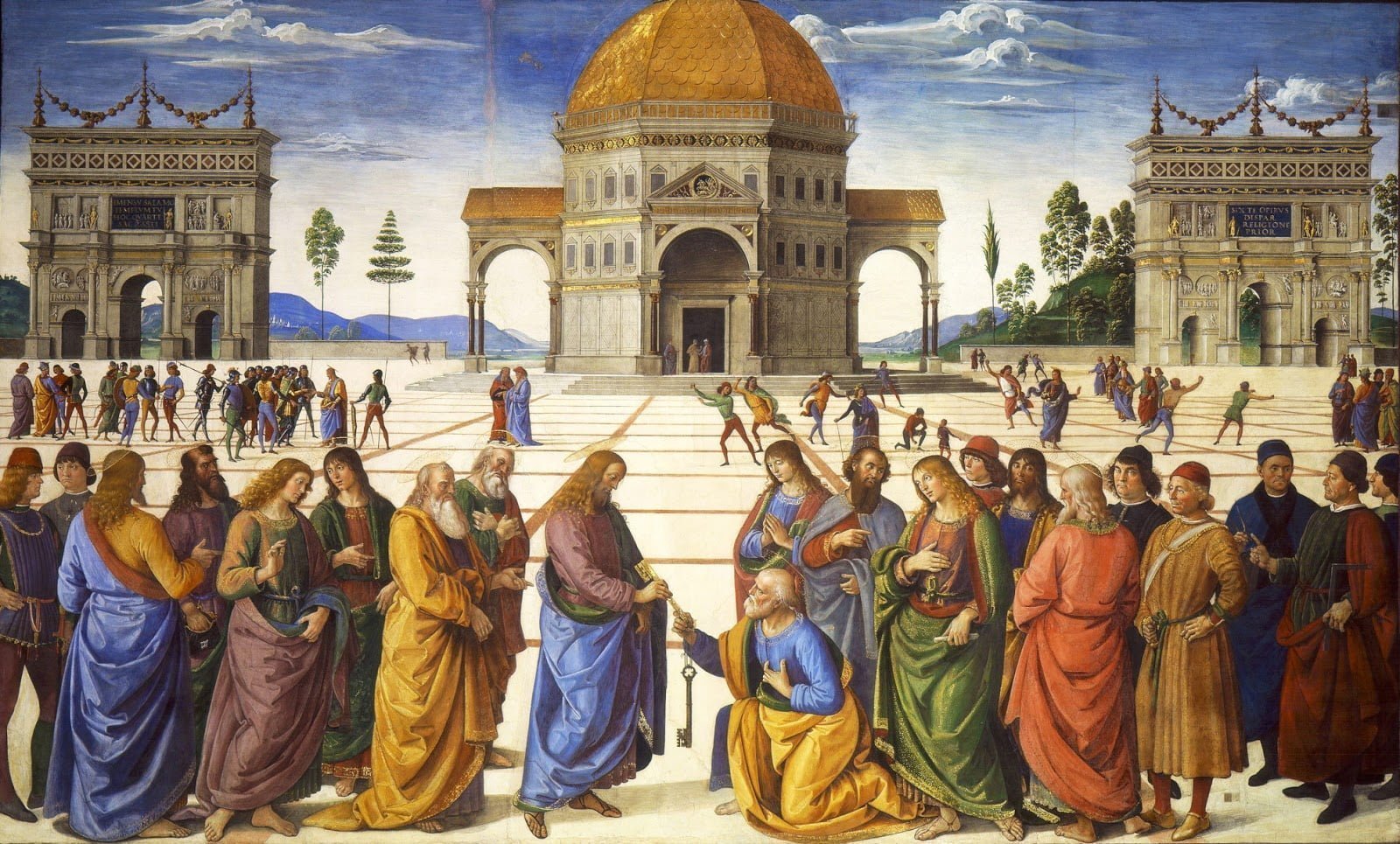 PIETRO VANNUCCI (PERUGINO) - CONSEGNA DELLE CHIAVI