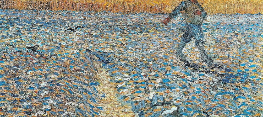 Vincent van Gogh · Seminatore al tramonto