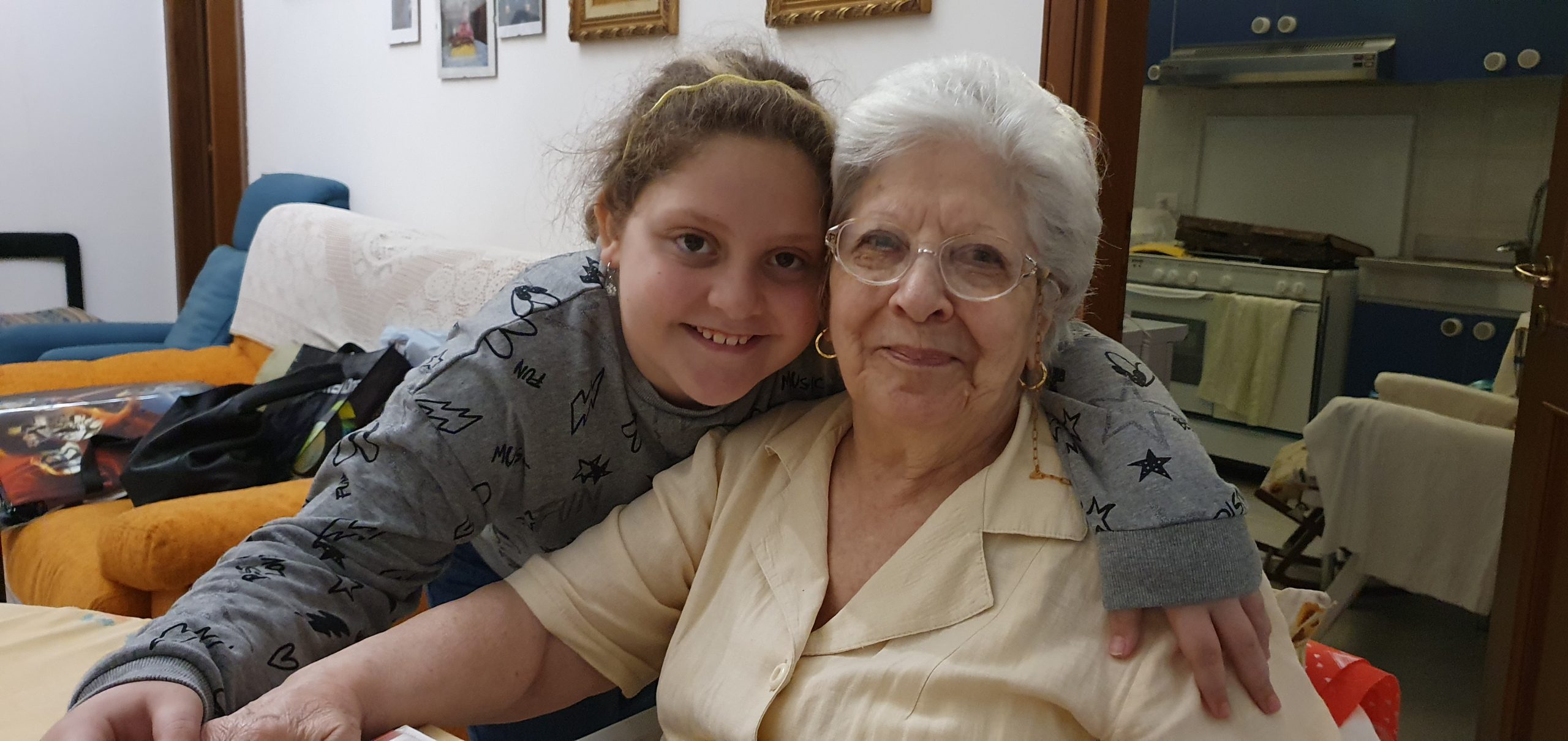 nonna Rosaria e Francesca